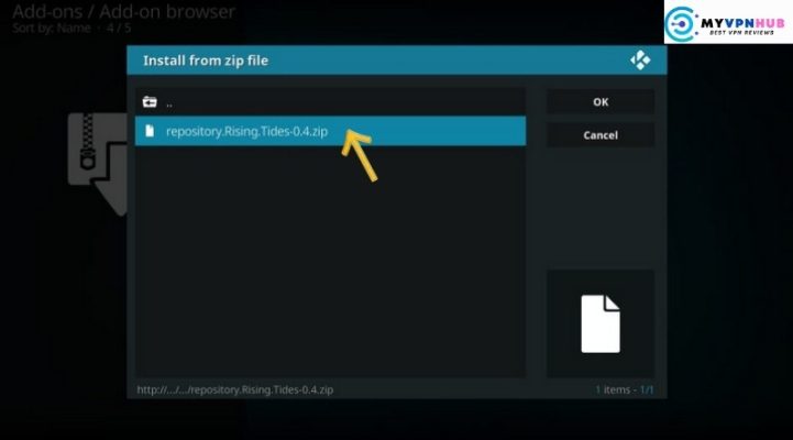 How to Install Rising Tides on Kodi