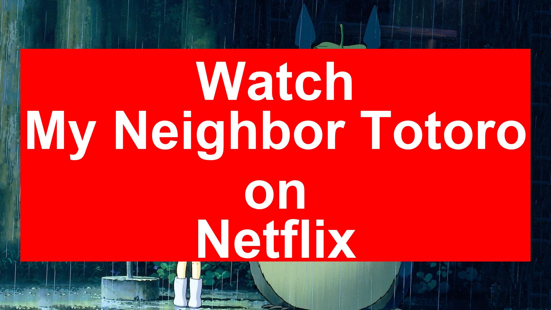 How to Watch My Neighbor Totoro On Netflix [Top Guide 2025] - My Vpn Hub