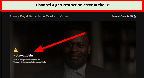 Channel 4 Location Error