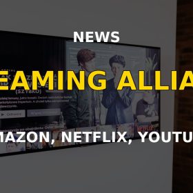 Streaming apps on a smart TV screen