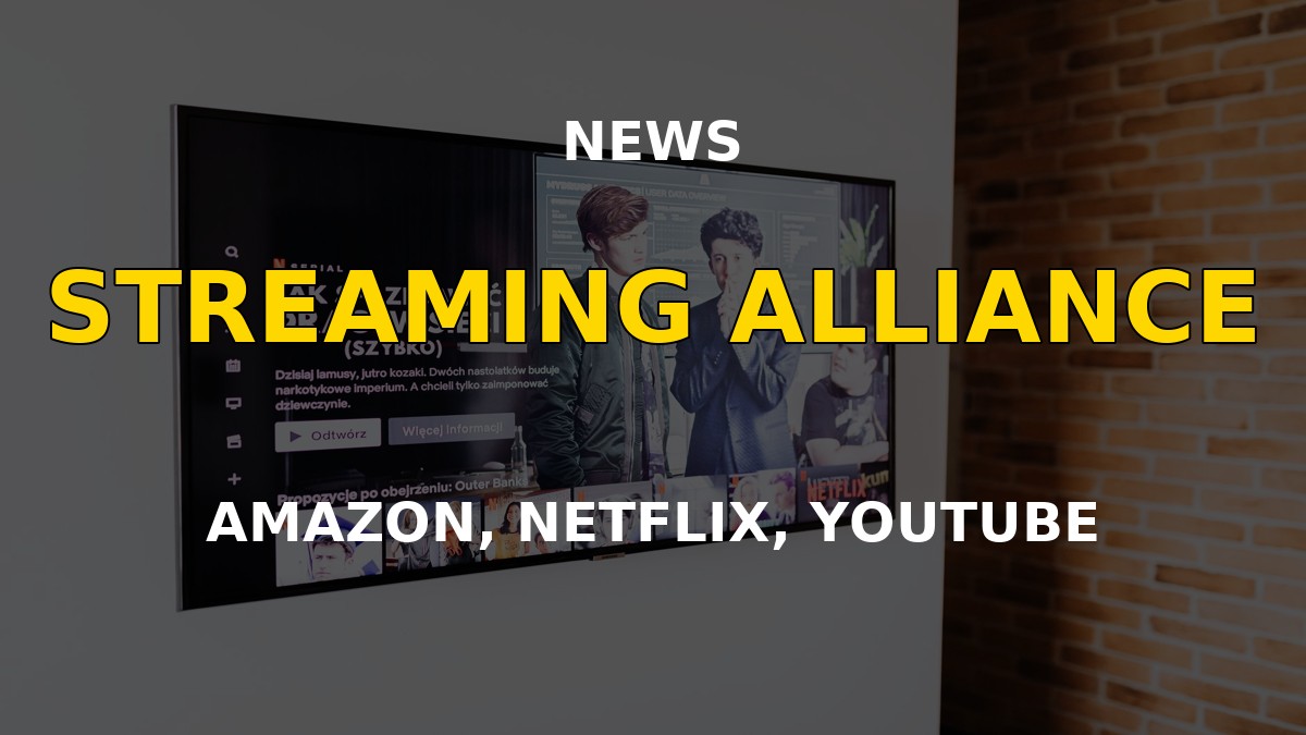 Streaming apps on a smart TV screen