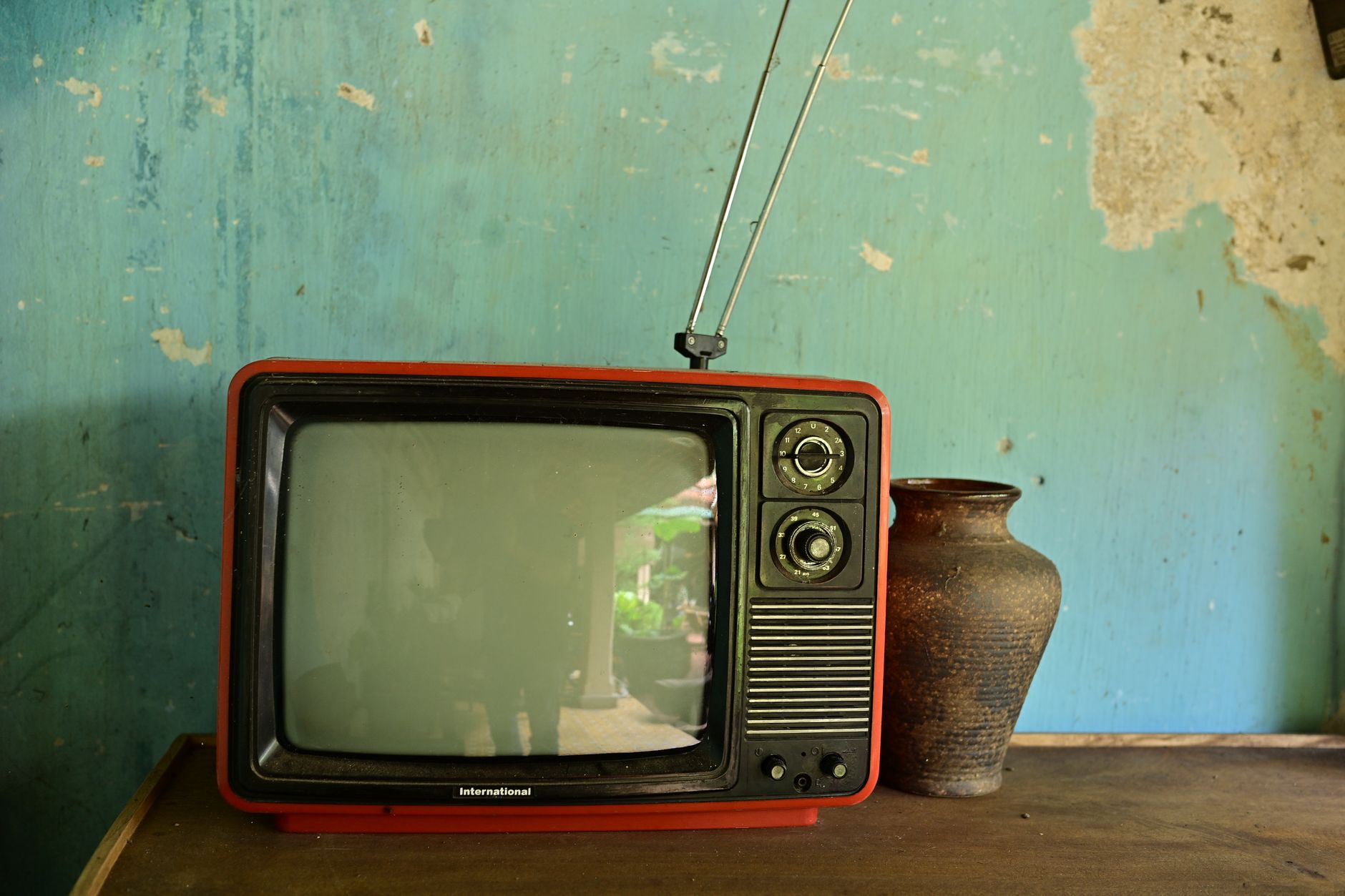 STV Player streaming on a television