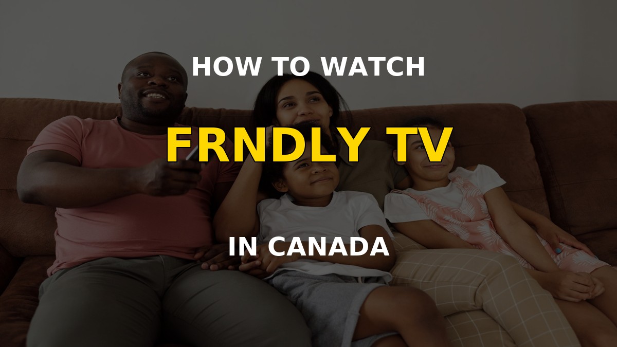 Family watching streaming television at home with a VPN connection