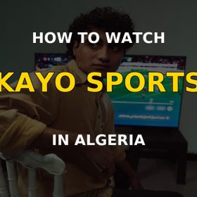 Watch Kayo Sports in Algeria hero TV screen