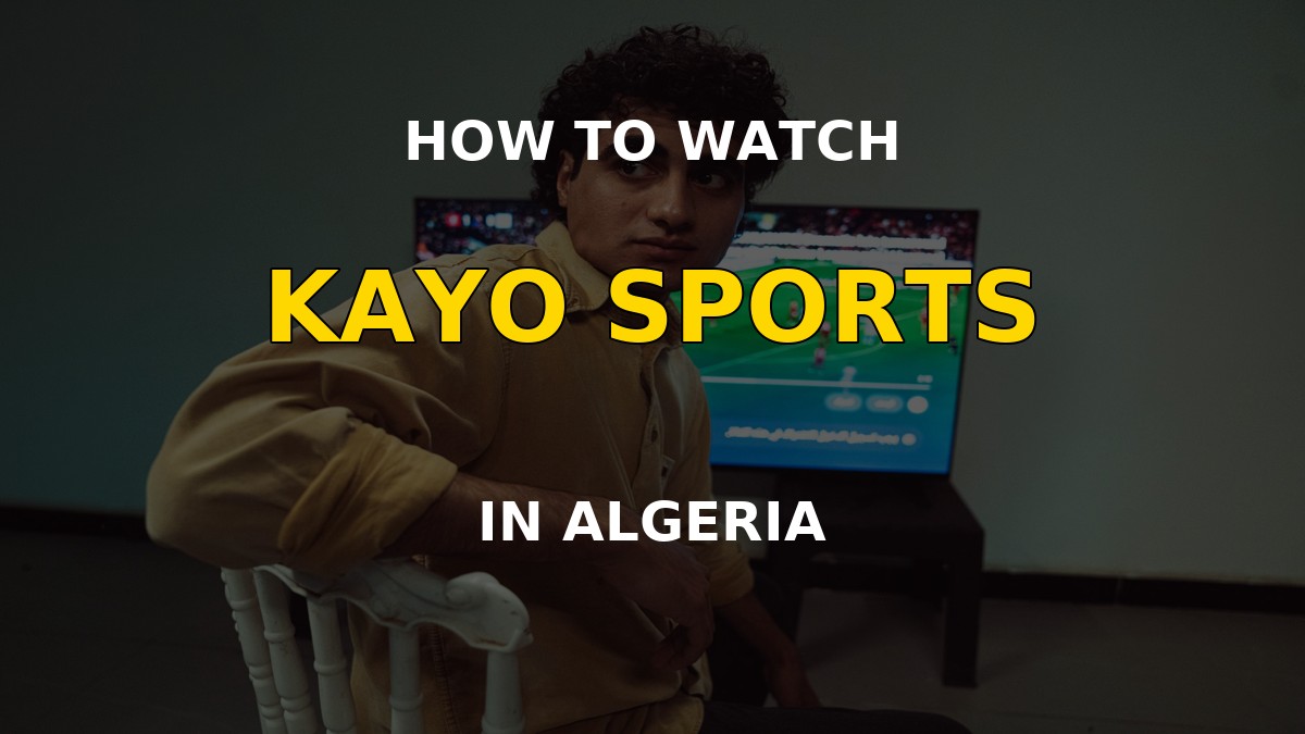 Watch Kayo Sports in Algeria hero TV screen