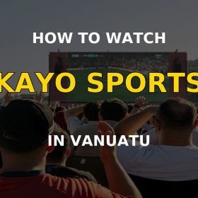 Watch Kayo Sports in Vanuatu hero tablet screen