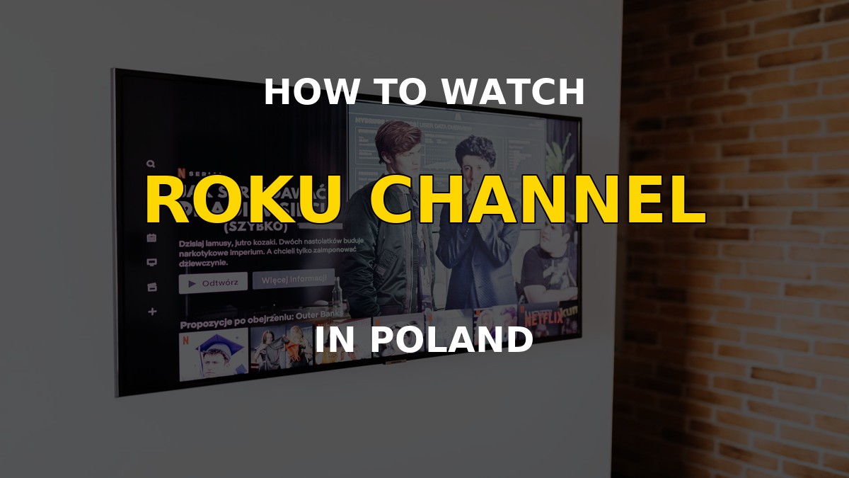 Watch Roku Channel in Poland hero TV screen