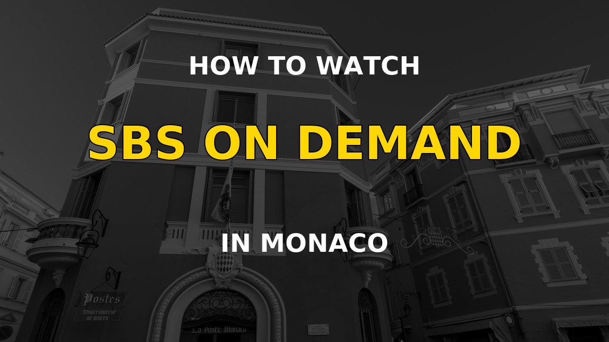 How to watch SBS On Demand in Monaco