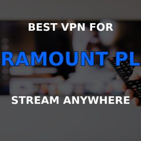 Living room television streaming Paramount Plus with a VPN for library switching