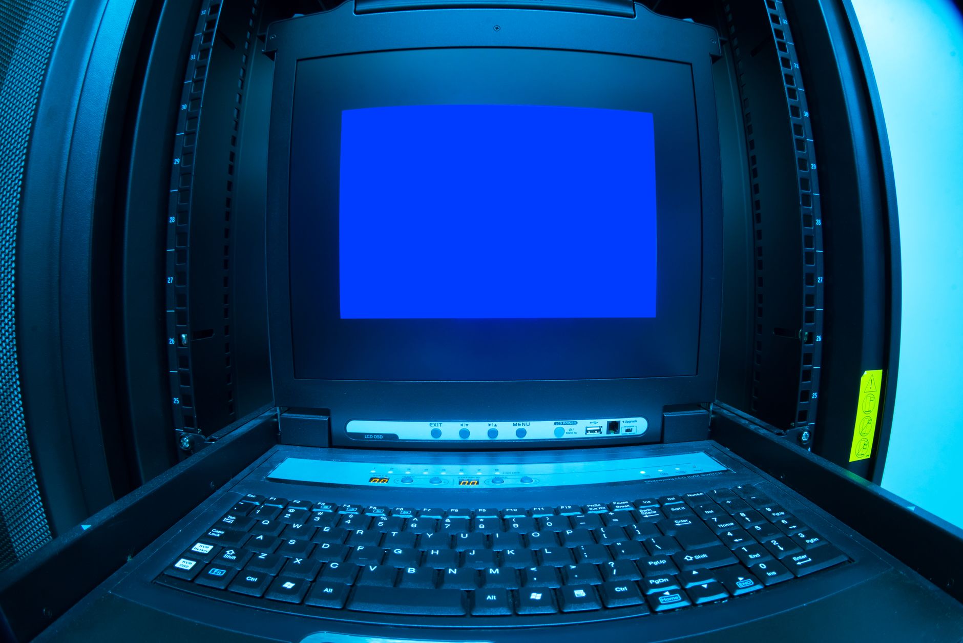 DNS resolver servers and network cabling in a data center