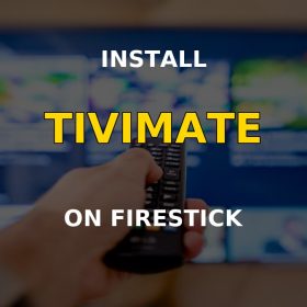 TiviMate IPTV player installed on a Fire TV Stick