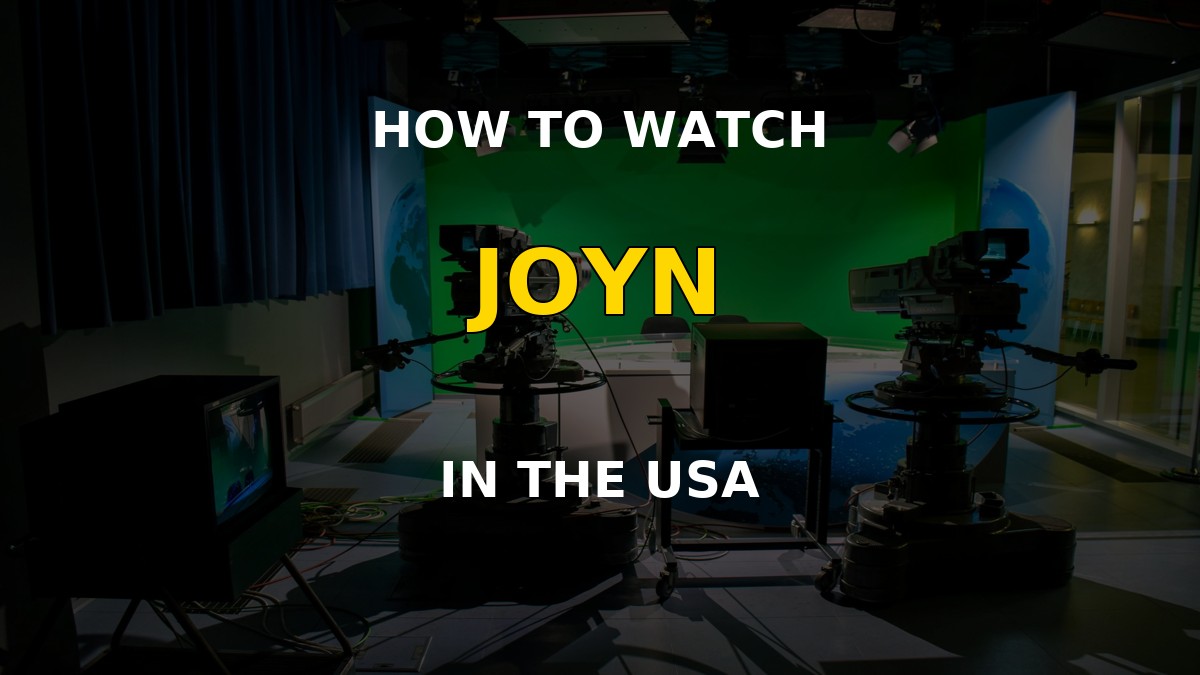 German television streaming on a living room screen in the USA